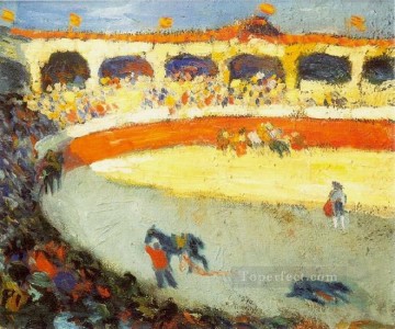  corriendo Obras - Encierro de toros 1896 Pablo Picasso